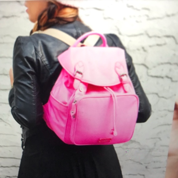 Nine West Backpack Neon Pink - Picture 6 of 6